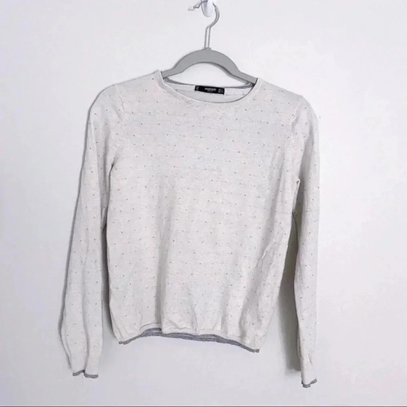 Mango top with metallic polka dots  XS - Picture 3 of 6